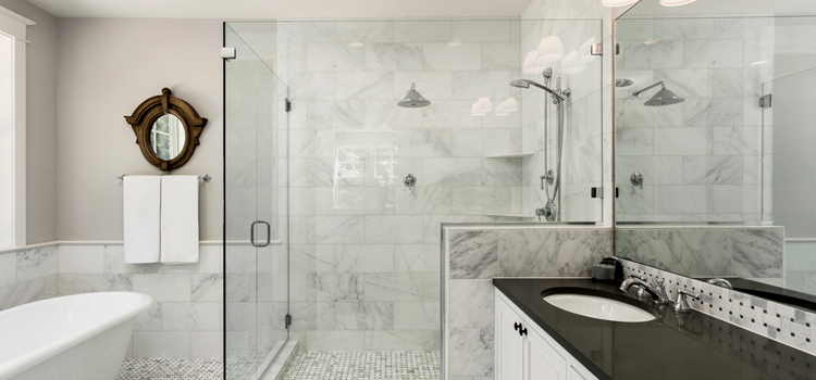 bathroom shower door installation in Menifee