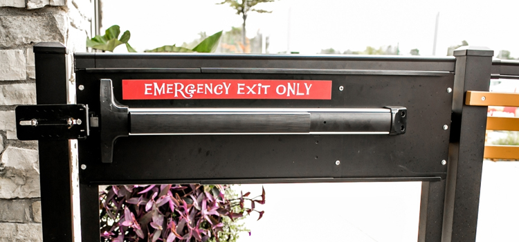 emergency push bar installation in Menifee